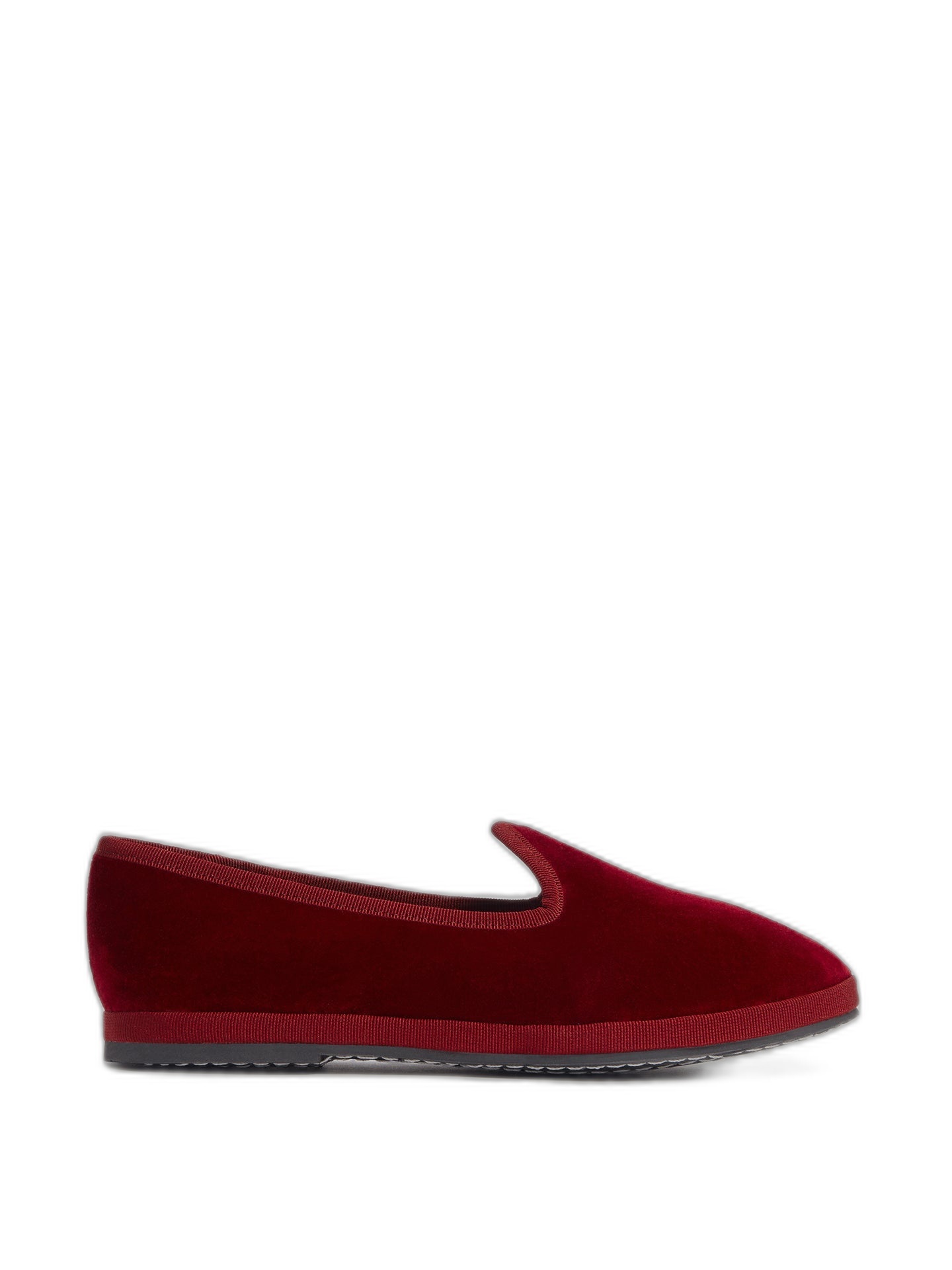 Le Monde Béryl Soft Venetian Slipper — Bordeaux Velvet
