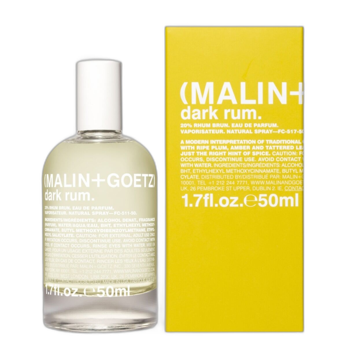 MALIN+GOETZ Dark Rum Eau de Parfum — 50mL
