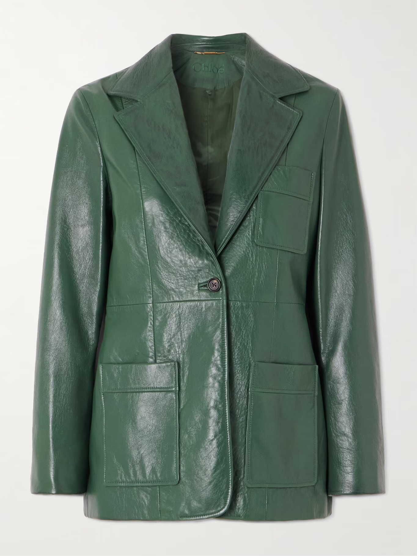 Chloé Paneled Leather Jacket