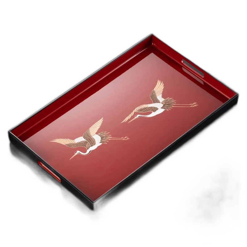 Japanese Lacquerware Decorative Lacquer Tray