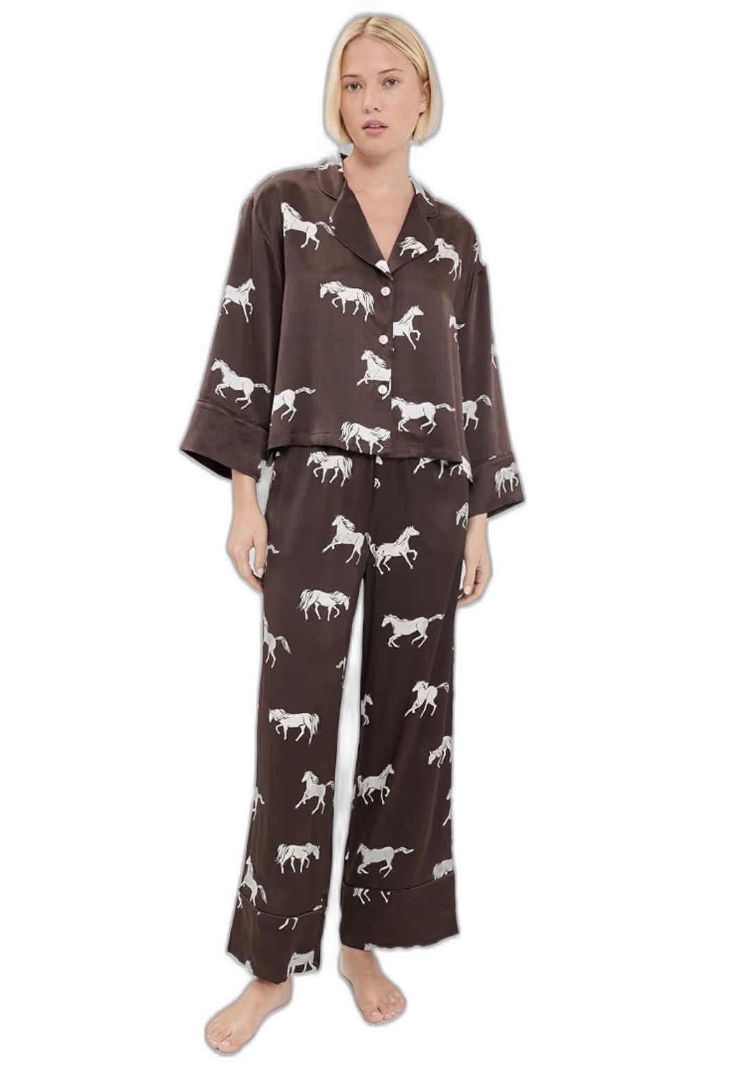 Petite Plume Silk Celine Pajama Set