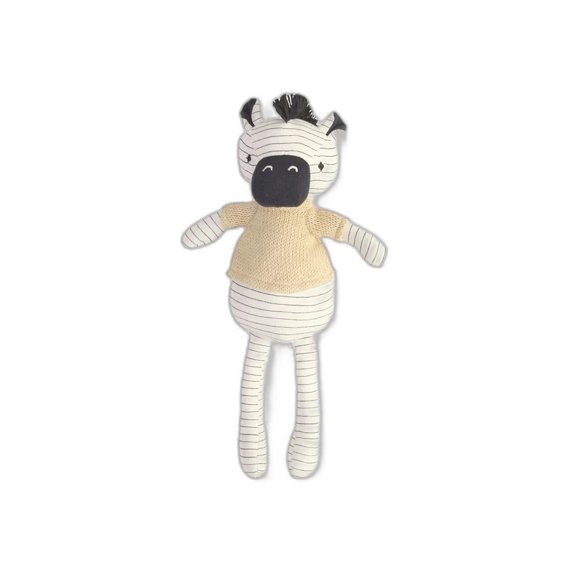 Crane Baby Kendi Zulu Zebra Plush Toy