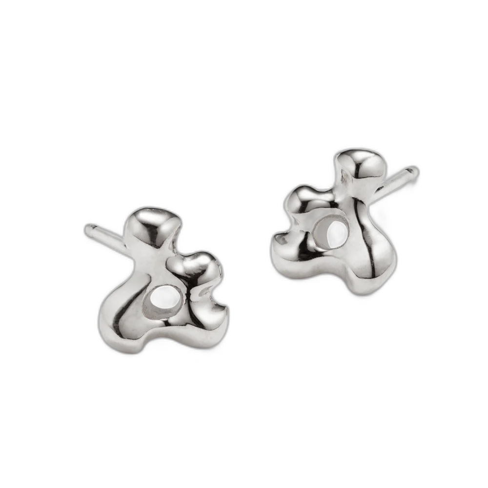 AGMES Mini Simone Studs — Sterling Silver