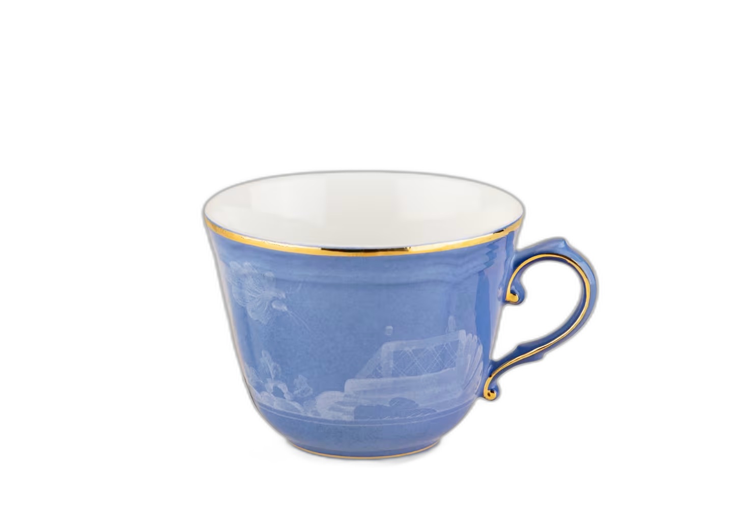 Ginori 1735 Oriente Italiano Pervinca Espresso Cup — Pervinca blue