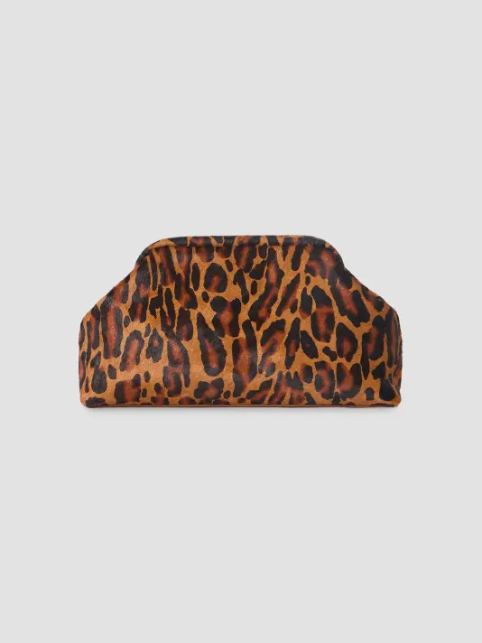 BTB Los Angeles Harlow Cheetah Calf-Hair Clutch in Cheetah — The Intended Gift
