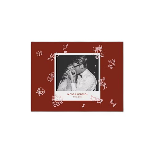 Papier Stick With Me Hardcover Photo Book — Burgundy