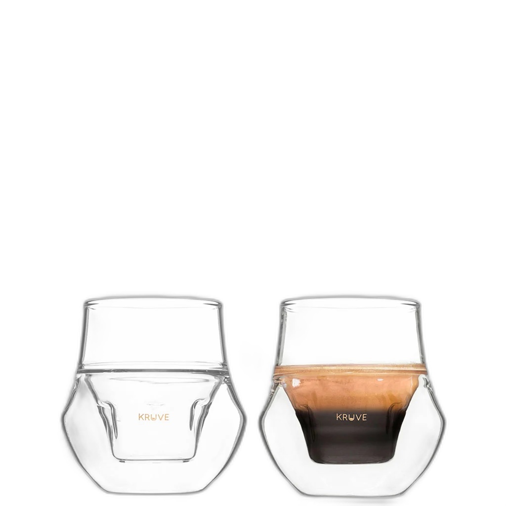 KRUVE PROPEL Double-Walled Espresso Glasses