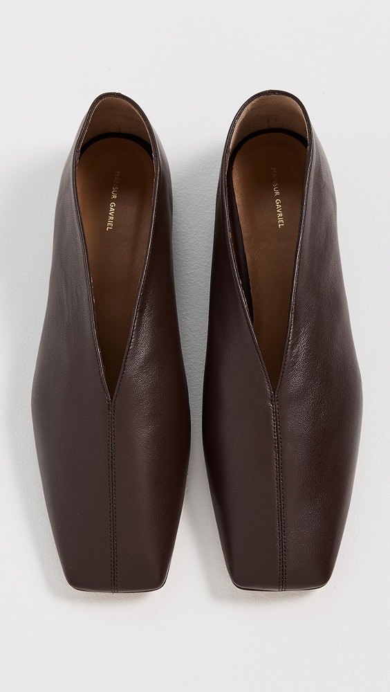 Mansur Gavriel Square Soft V Flats