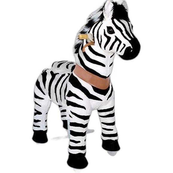 PonyCycle Model U Zebra Ride-On Toy — Ages 4–7