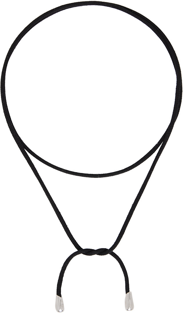 Sophie Buhai Elegant Shoelace Choker — Black