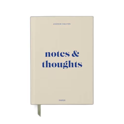 Papier Joy Hardcover Lined Notebook — Burgundy