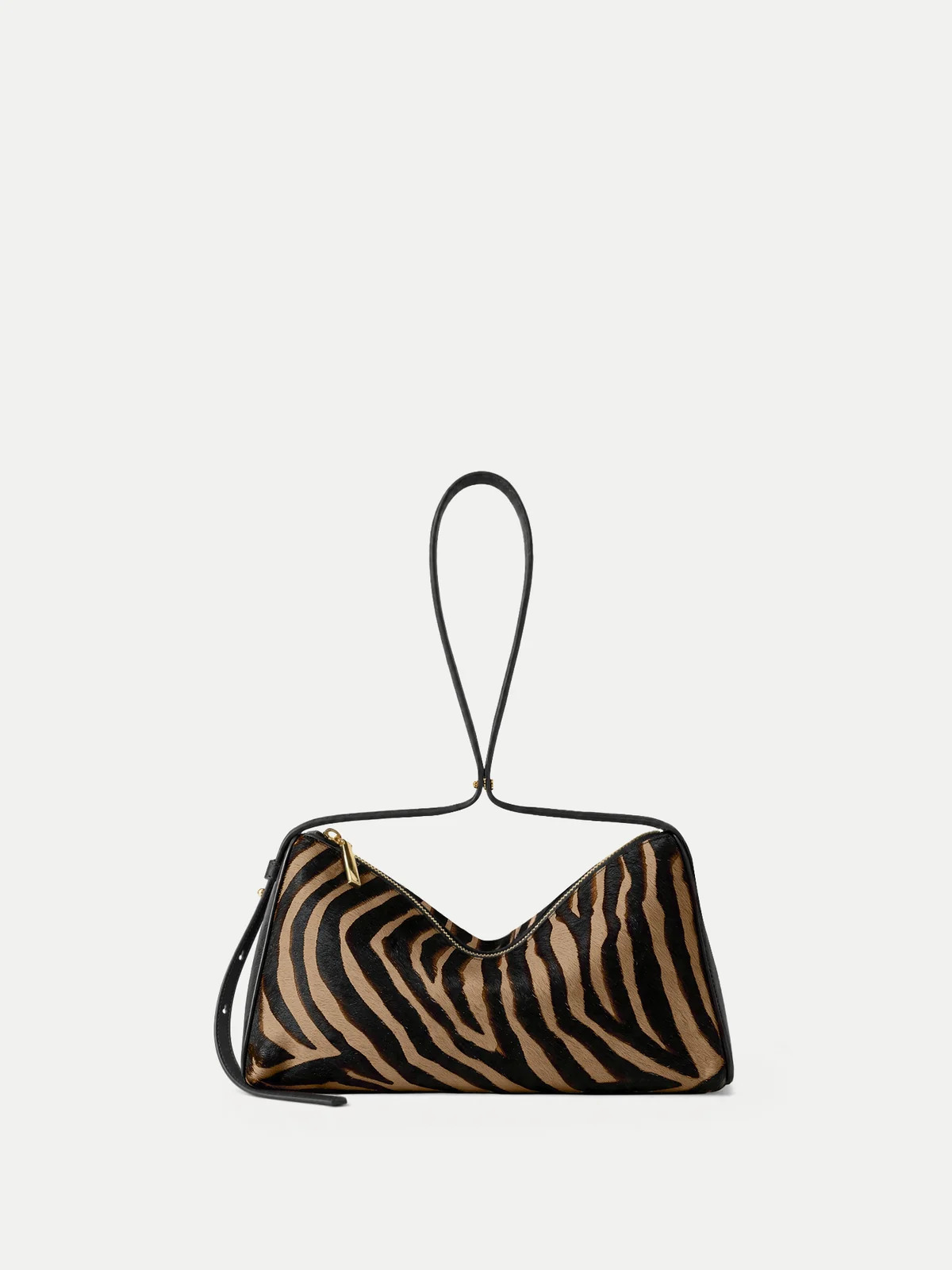 Veronica Beard Zebra Calf Hair Prism Bag in Tan multi zebra — The Intended Gift