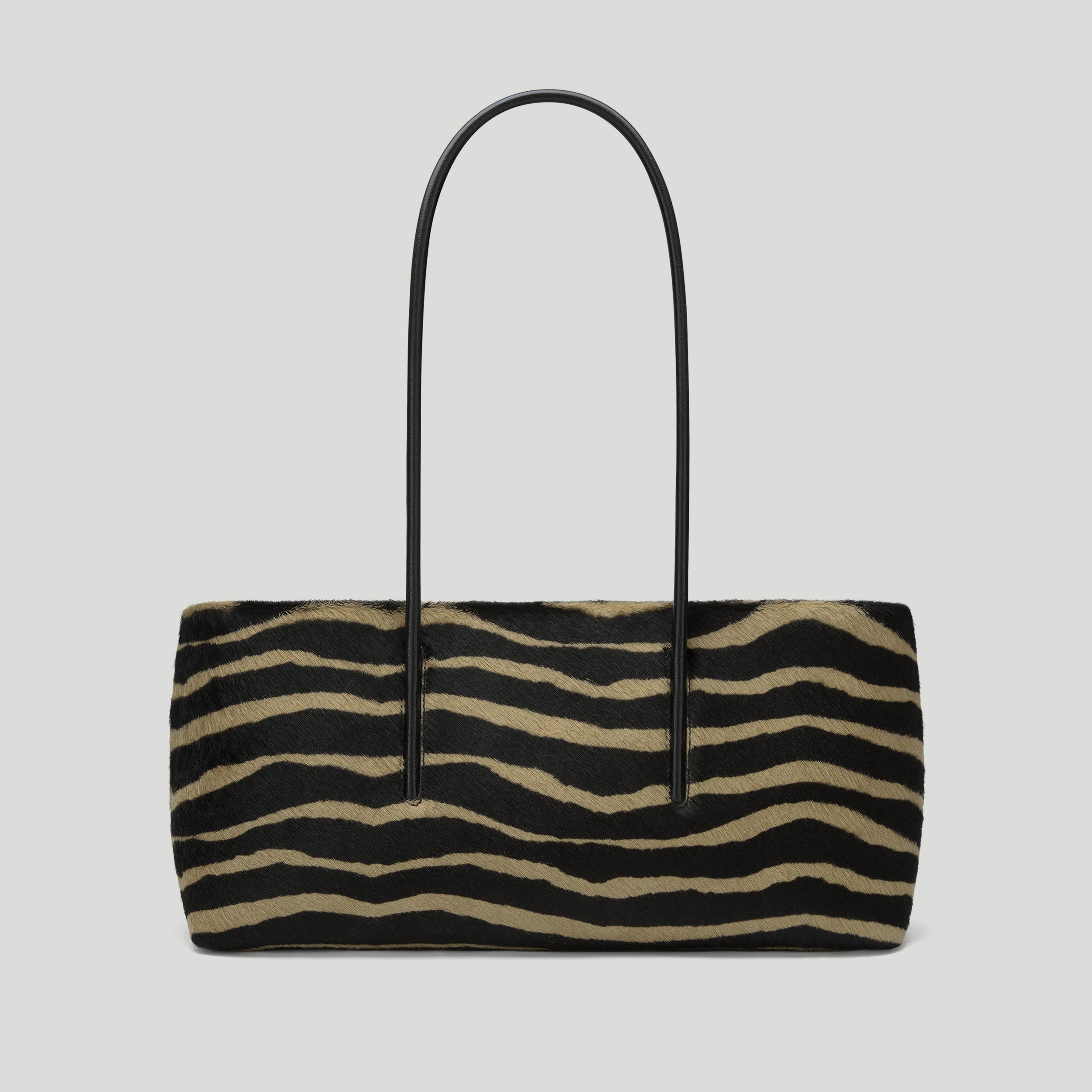DeMellier The Stockholm Shoulder in Zebra-effect hair calf — The Intended Gift