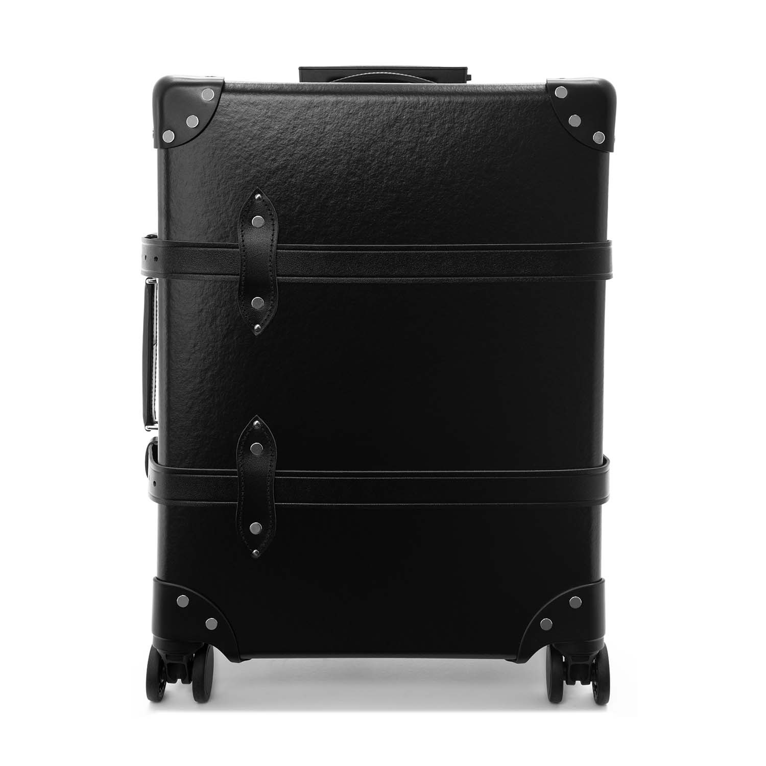 Globe-Trotter Centenary Carry-On — 4 Wheels, Black / Chrome